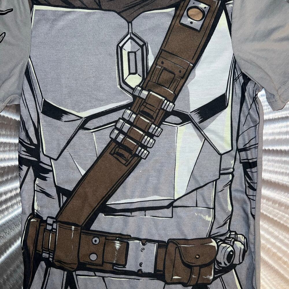 Star Wars Mandolorian Body Suit Kids T-shirt - Size: 5/6 - Picture 2 of 5
